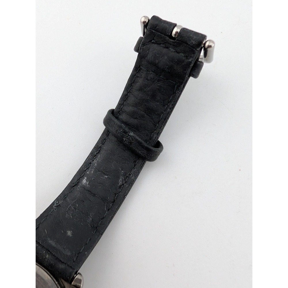 1998 Timex Expedition Watch Women 31mm Case Black Leather Band- New Battery - Picture 5 of 6